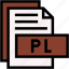 pl, format, type, archive, file, and, folder 