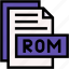 rom, format, type, archive, file, and, folder 