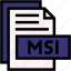 msi, format, type, archive, file, and, folder 