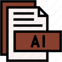 ai, format, type, archive, file, and, folder