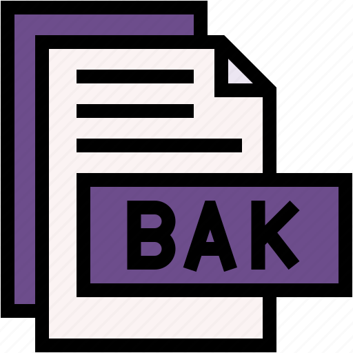 Bak, format, type, archive, file, and, folder icon - Download on Iconfinder