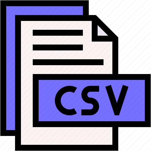 Csv, format, type, archive, file, and, folder icon - Download on Iconfinder