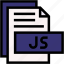 js, format, type, archive, file, and, folder 