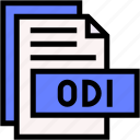 odi, format, type, archive, file, and, folder