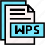 wps, format, type, archive, file, and, folder 