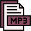 mp3, format, type, archive, file, and, folder 
