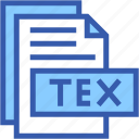 tex, fromat, type, archive, file, and, folder