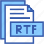 rtf, fromat, type, archive, file, and, folder 
