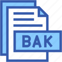bak, fromat, type, archive, file, and, folder