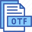 otf, fromat, type, archive, file, and, folder