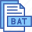 bat, fromat, type, archive, file, and, folder 