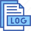 log, fromat, type, archive, file, and, folder 