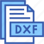 dxf, fromat, type, archive, file, and, folder 