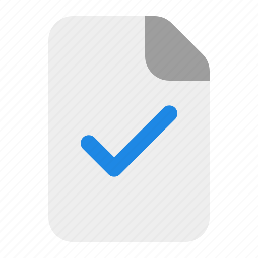 Completed, file, document, page, data, approved, done icon - Download on Iconfinder