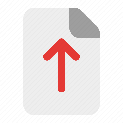 Upload, file, document, extension, page, paper, arrow icon - Download on Iconfinder