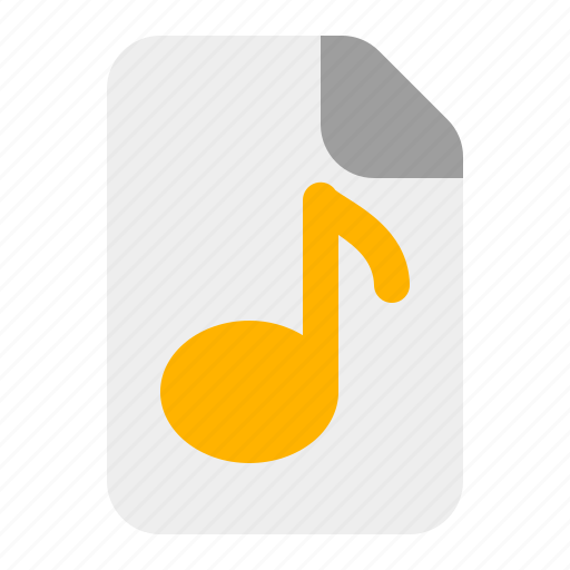 Music, file, document, format, extension, data, audio icon - Download on Iconfinder