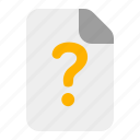 question, file, document, format, page, data, extension, paper, faq
