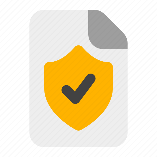 Protect, file, document, page, security, shield, data icon - Download on Iconfinder