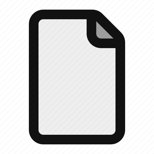 File, document, paper, page, blank, sheet, extension icon - Download on Iconfinder