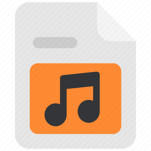 Audio, doc, document, file, format, media, music icon - Download on Iconfinder