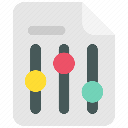Doc, document, file, page, paper, settings, tuning icon - Download on Iconfinder