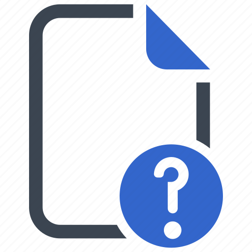 Document, file, page, question, unknown icon - Download on Iconfinder