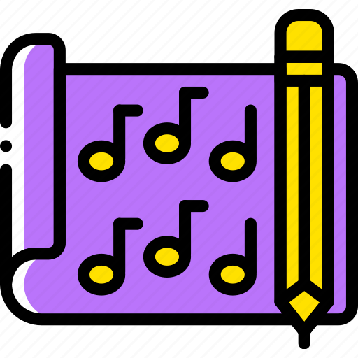 Composition, document, file, folder, music, write icon - Download on Iconfinder