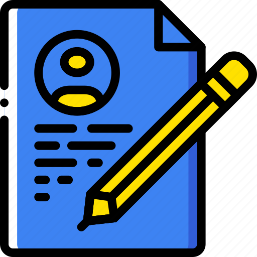 Document, file, folder, resumee, write icon - Download on Iconfinder