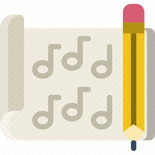 Composition, document, file, folder, music, write icon - Download on Iconfinder