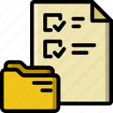 add, document, file, folder, write