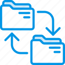 document, file, folder, transfer, write