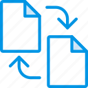 document, file, folder, transfer, write