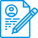 document, file, folder, resumee, write