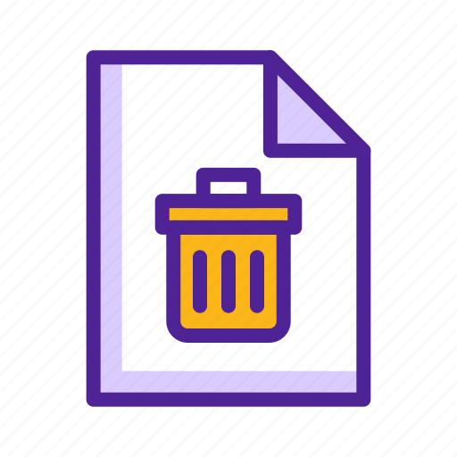 Bin, data, file, format, trash icon - Download on Iconfinder