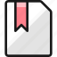 common, file, bookmark 