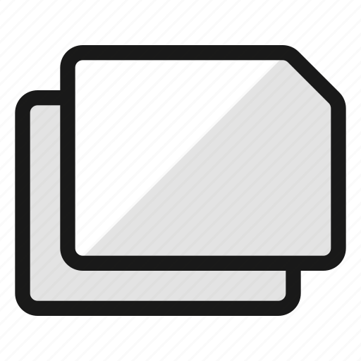 Common, file, double, horizontal icon - Download on Iconfinder