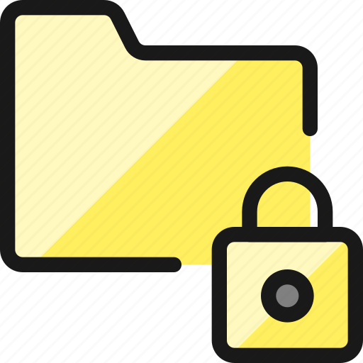 Folder, lock icon - Download on Iconfinder on Iconfinder