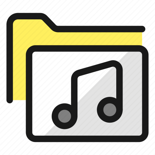 Folder, music icon - Download on Iconfinder on Iconfinder