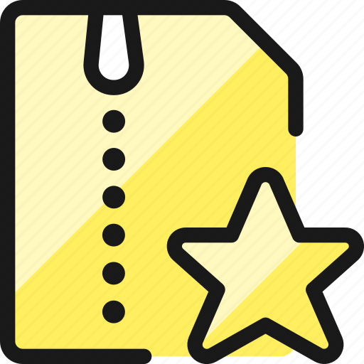 Zip, file, star icon - Download on Iconfinder on Iconfinder