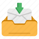 inbox, envelope, receive, letter, mail, email, communication