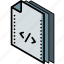 code, file, folder, isometric 