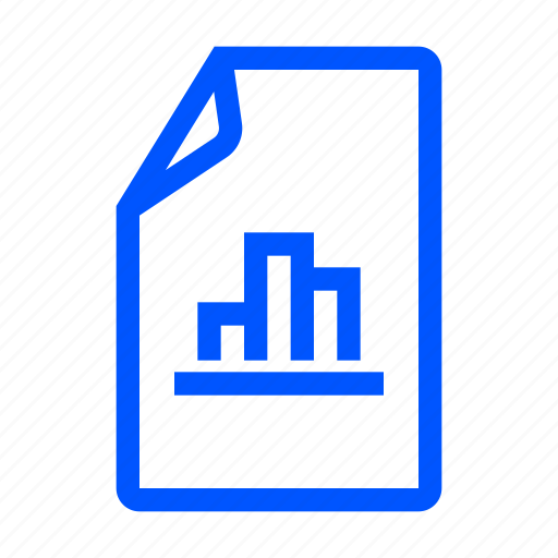 File, statistics, document, poll, chart icon - Download on Iconfinder
