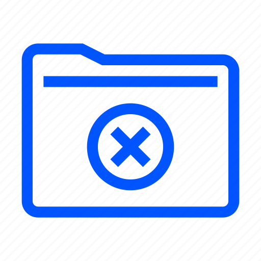 Files, data, error, folder, cross icon - Download on Iconfinder