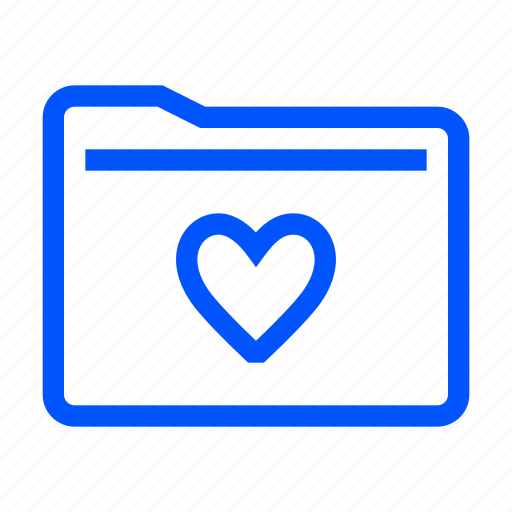 Like, favourite, files, folder, heart icon - Download on Iconfinder