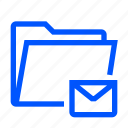 message, mail, file, envelope, folder