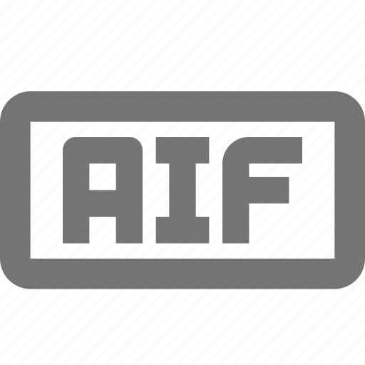 Aif, audio, document, file, format, type icon - Download on Iconfinder
