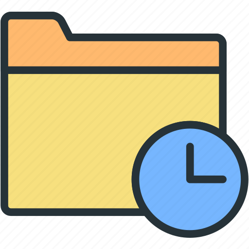 Files, folder, timing icon - Download on Iconfinder