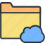 cloud, files, folder 