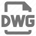 dwg, file, extension, format, document, paper, sheet