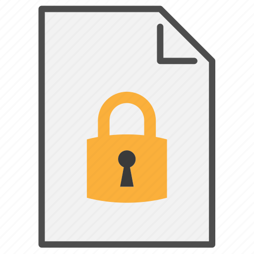 Document, file, filetype, padlock, security, type icon - Download on Iconfinder